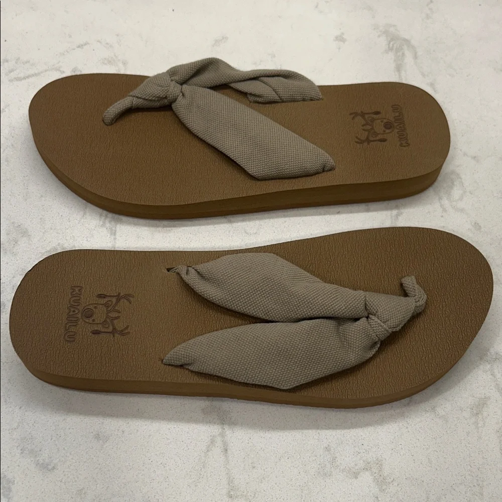 KuaiLu Flip Flops for Women with Arch Support Yoga Mat Comfortable Beach 8 NWT